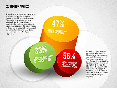다채로운 기하학적 개체, 슬라이드 8, 02117, 모양 — PoweredTemplate.com