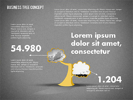 Diagrama de árvore de investimento, Deslizar 11, 02118, Diagramas de Etapas — PoweredTemplate.com