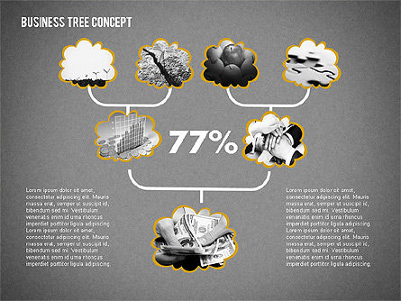 Diagrama de árvore de investimento, Deslizar 15, 02118, Diagramas de Etapas — PoweredTemplate.com