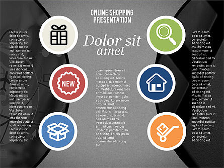 Icônes et photo, Diapositive 13, 02120, Icônes — PoweredTemplate.com