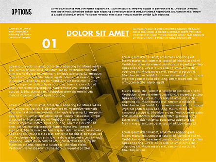 Opties met foto op de achtergrond, PowerPoint-sjabloon, 02122, Presentatie Templates — PoweredTemplate.com