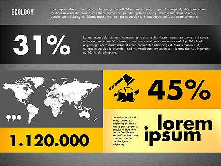 Infographie forestière urbaine, Diapositive 14, 02126, Infographies — PoweredTemplate.com