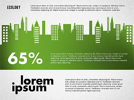 도시의 숲 infographic, 슬라이드 8, 02126, 인포메이션 그래픽 — PoweredTemplate.com