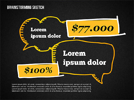 Presentación en estilo de boceto, Diapositiva 10, 02128, Modelos de negocios — PoweredTemplate.com