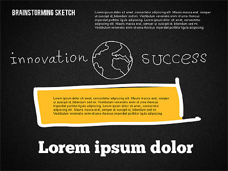 Presentasi Dengan Gaya Sketsa, Slide 15, 02128, Model Bisnis — PoweredTemplate.com