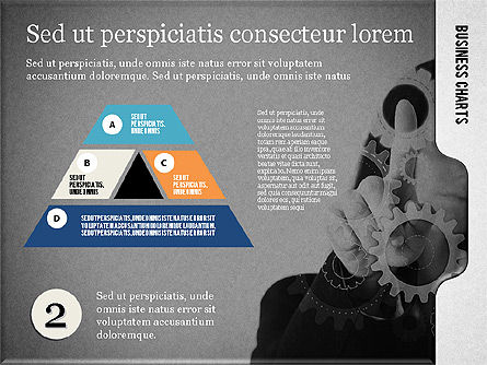 Presentatie met platte vormen en foto, Dia 10, 02130, Presentatie Templates — PoweredTemplate.com