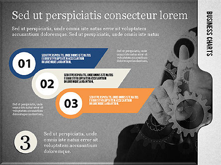 Presentación con formas planas y foto, Diapositiva 11, 02130, Plantillas de presentación — PoweredTemplate.com