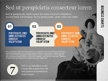 Presentasi Dengan Bentuk Datar Dan Foto, Slide 15, 02130, Templat Presentasi — PoweredTemplate.com