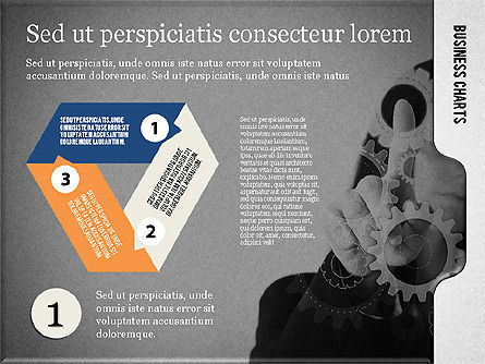 Presentación con formas planas y foto, Diapositiva 9, 02130, Plantillas de presentación — PoweredTemplate.com