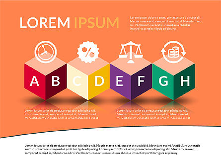 Colorful presentazione concept, Slide 7, 02131, Modelli Presentazione — PoweredTemplate.com