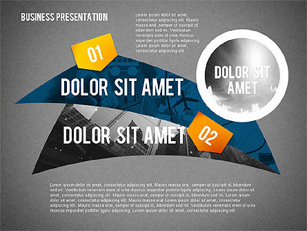 Opciones con Fotos y Etiquetas, Diapositiva 16, 02134, Formas — PoweredTemplate.com
