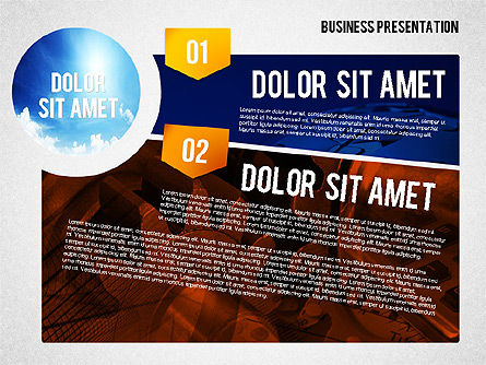Opciones con Fotos y Etiquetas, Diapositiva 2, 02134, Formas — PoweredTemplate.com