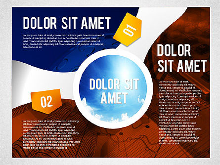 Options avec photos et étiquettes, Diapositive 5, 02134, Formes — PoweredTemplate.com