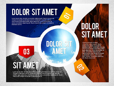 Options avec photos et étiquettes, Diapositive 6, 02134, Formes — PoweredTemplate.com