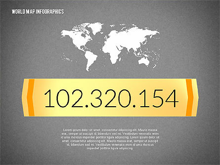 Infographies de carte du monde, Diapositive 14, 02137, Infographies — PoweredTemplate.com