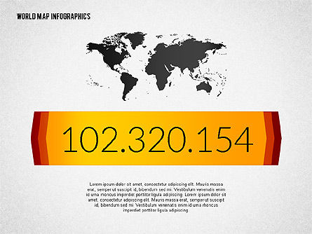 Infografis Peta Dunia, Slide 6, 02137, Infografis — PoweredTemplate.com