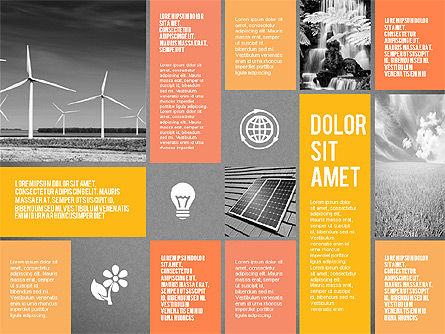 Ecological Presentation in Flat Design , Slide 16, 02141, Presentation Templates — PoweredTemplate.com