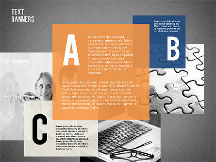 Cajas de texto en forma, Diapositiva 10, 02143, Cuadros de texto — PoweredTemplate.com