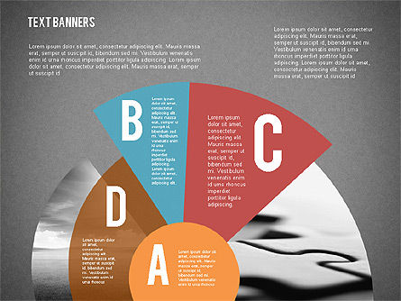 Boîtes de texte en forme, Diapositive 12, 02143, Boîtes de texte — PoweredTemplate.com