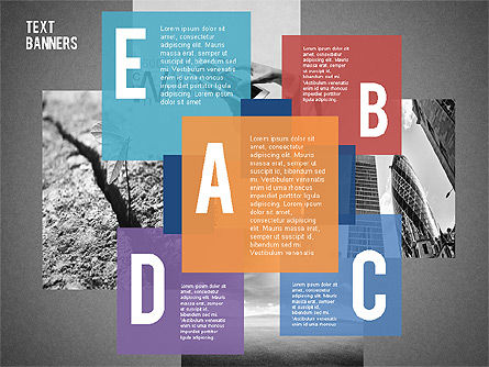 Boîtes de texte en forme, Diapositive 9, 02143, Boîtes de texte — PoweredTemplate.com