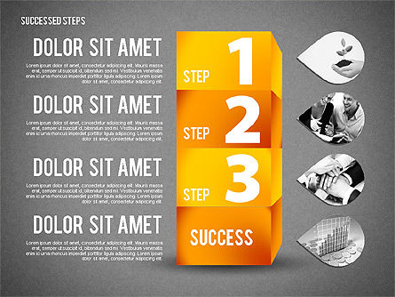 Success Stages, Slide 14, 02144, Stage Diagrams — PoweredTemplate.com