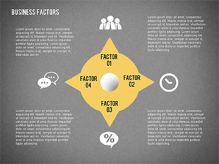 Présentation des facteurs commerciaux, Diapositive 14, 02147, Modèles de présentations — PoweredTemplate.com