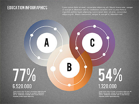 Infografis Pendidikan, Slide 11, 02148, Bagan dan Diagram Pendidikan — PoweredTemplate.com