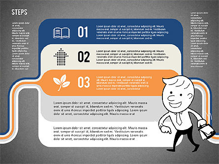 Agenda opties met karakter, Dia 11, 02149, Businessmodellen — PoweredTemplate.com