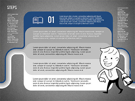 Options de l'agenda avec caractère, Diapositive 9, 02149, Modèles commerciaux — PoweredTemplate.com