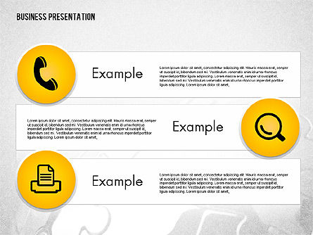 Content Sharing Process with Icons, Slide 10, 02152, Process Diagrams — PoweredTemplate.com