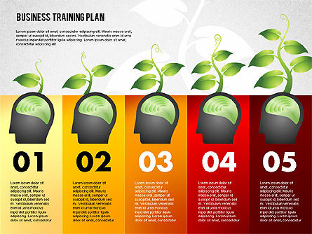 Plan de formación empresarial, Diapositiva 6, 02153, Diagramas de la etapa — PoweredTemplate.com