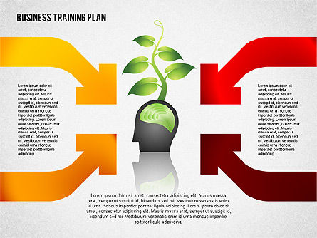 Plan de formación empresarial, Diapositiva 7, 02153, Diagramas de la etapa — PoweredTemplate.com