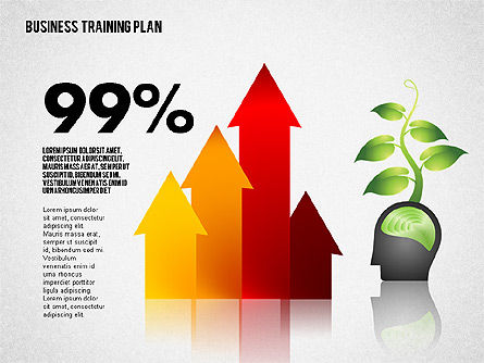 Piano di formazione aziendale, Slide 8, 02153, Diagrammi Palco — PoweredTemplate.com
