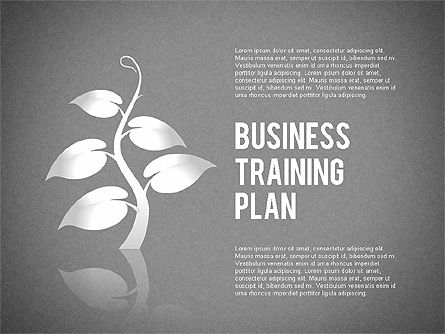 Plan d'entrainement commercial, Diapositive 9, 02153, Schémas d'étapes — PoweredTemplate.com