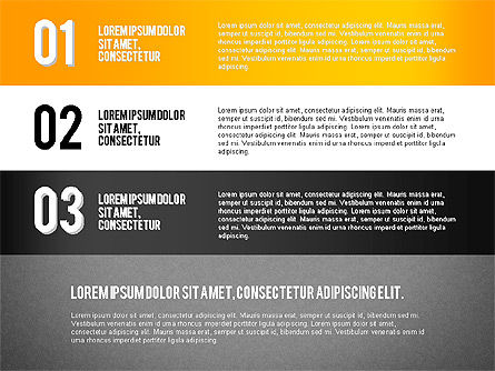 Tekst dozen in plat design, Dia 10, 02154, Tekstvakken — PoweredTemplate.com