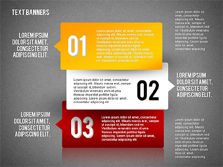 Boîtes de texte en conception plate, Diapositive 15, 02154, Boîtes de texte — PoweredTemplate.com