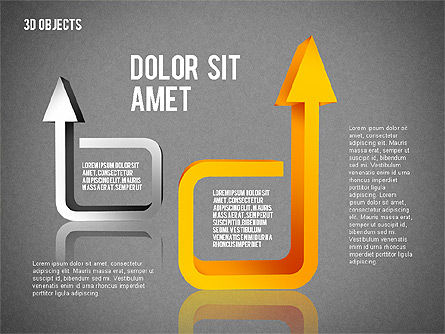 Formes 3d visuelles, Diapositive 15, 02157, Formes — PoweredTemplate.com