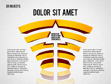 Formes 3d visuelles, Diapositive 4, 02157, Formes — PoweredTemplate.com