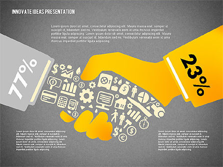 혁신적인 아이디어 발표, 슬라이드 13, 02159, 프레젠테이션 템플릿 — PoweredTemplate.com