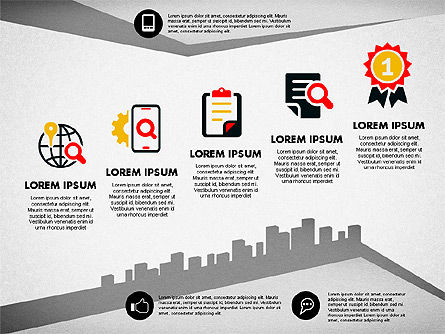 Urban presentatiesjabloon, Dia 9, 02160, Presentatie Templates — PoweredTemplate.com