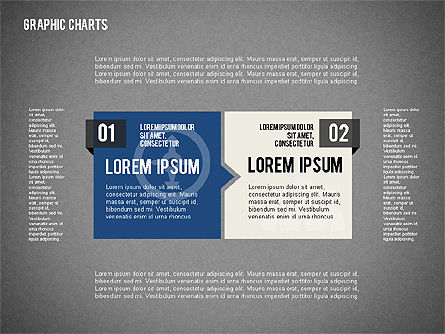 플랫 디자인의 차트 컬렉션, 슬라이드 11, 02163, 비즈니스 모델 — PoweredTemplate.com