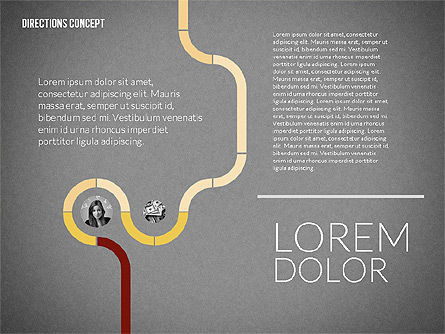 Líneas y flechas, Diapositiva 13, 02164, Formas — PoweredTemplate.com