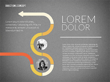 Líneas y flechas, Diapositiva 15, 02164, Formas — PoweredTemplate.com
