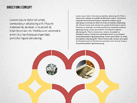 Garis Dan Panah, Slide 4, 02164, Bentuk — PoweredTemplate.com