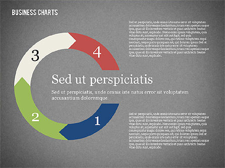 Colección de gráficos de negocios en diseño plano, Diapositiva 14, 02165, Modelos de negocios — PoweredTemplate.com