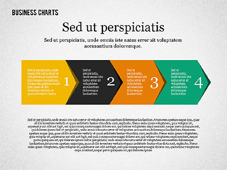 Colección de gráficos de negocios en diseño plano, Diapositiva 5, 02165, Modelos de negocios — PoweredTemplate.com