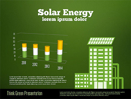 Think green template de présentation, Diapositive 12, 02167, Modèles de présentations — PoweredTemplate.com