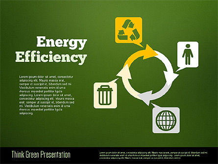 Pensate modello di presentazione verde, Slide 19, 02167, Modelli Presentazione — PoweredTemplate.com