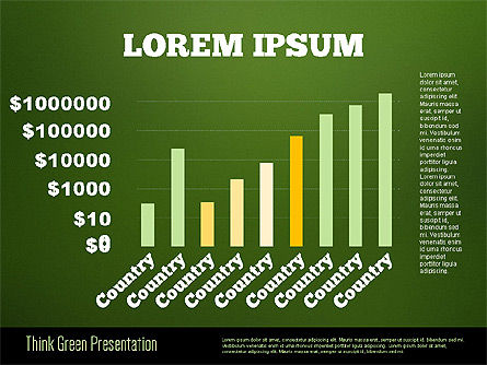 녹색 프리젠 테이션 템플릿 생각하기, 슬라이드 20, 02167, 프레젠테이션 템플릿 — PoweredTemplate.com