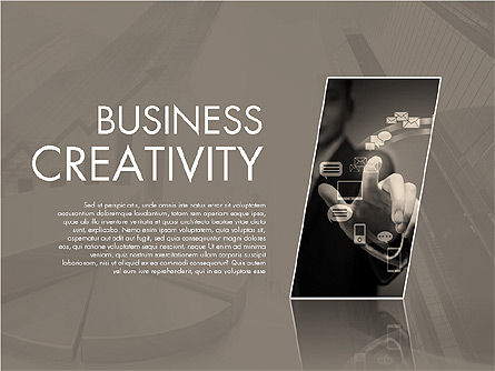 Bedrijfs creativiteit presentatiesjabloon, Dia 11, 02168, Presentatie Templates — PoweredTemplate.com
